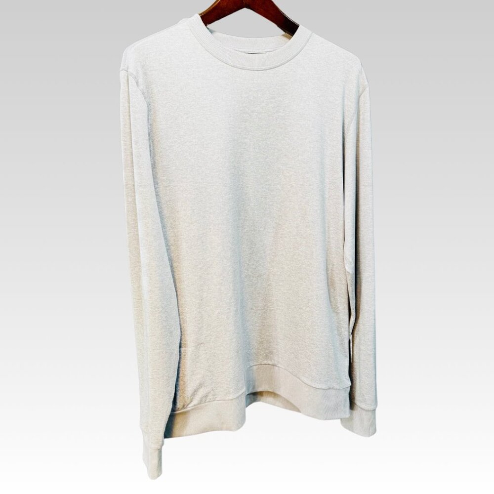 vuori Men's Ponto Performance Crew in Platinum Heather - XL - Picture 10 of 16